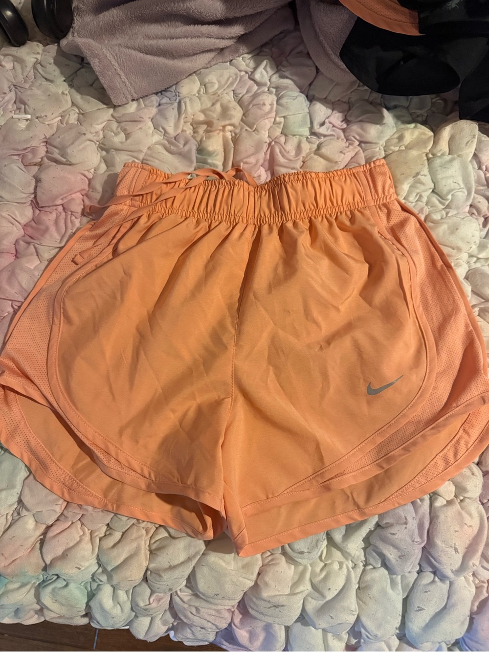 Nike Women’s Orange Athletic Running Shorts